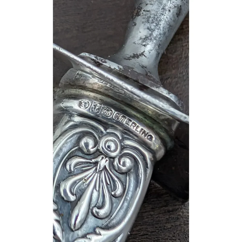 Gorham Sterling Silver Carving Hone in King George Pattern